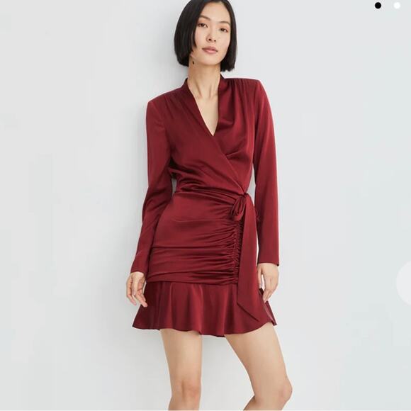 NWT Veronica Beard Agatha Wrap Dress Size 2 - Picture 3 of 7